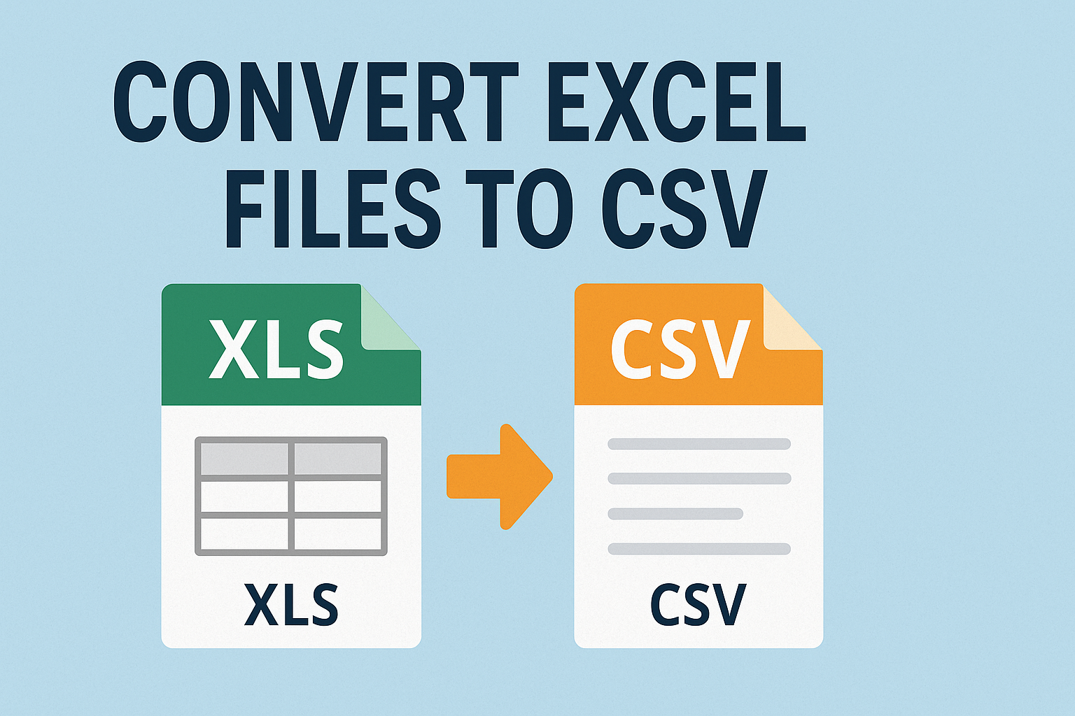 Convert XLS to CSV